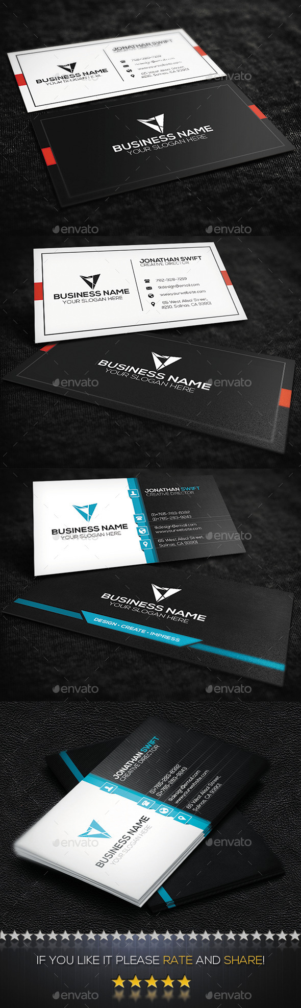 GraphicRiver 2 in 1 Corporate Business Card Bundle No.04 10379466 GraphicRiver 2 in 1 Corporate Business Card Bundle No.04 10379466