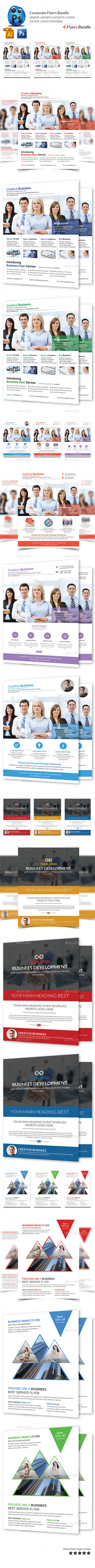 GraphicRiver Corporate Business 4 Flyer Bundle 10379617 GraphicRiver Corporate Business 4 Flyer Bundle 10379617