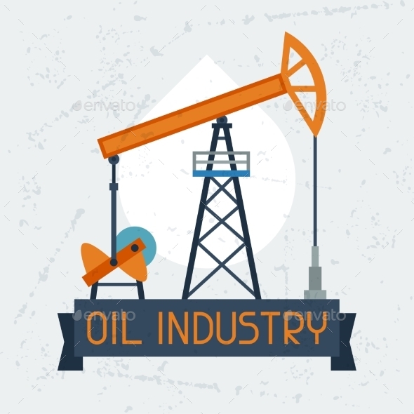 GraphicRiver Oil Pump Jack Background 10379747 GraphicRiver Oil Pump Jack Background 10379747