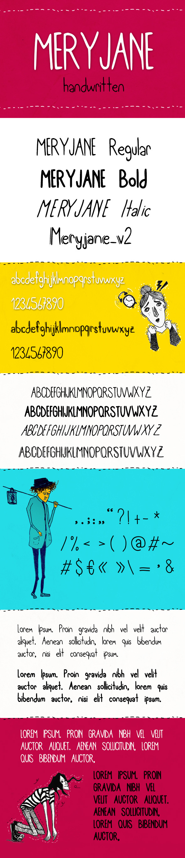 GraphicRiver Meryjane Handwritten Typeface 10268038 GraphicRiver Meryjane Handwritten Typeface 10268038