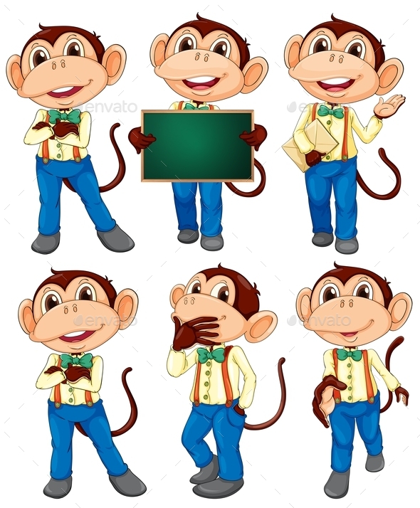 Monkey Set (Animals)