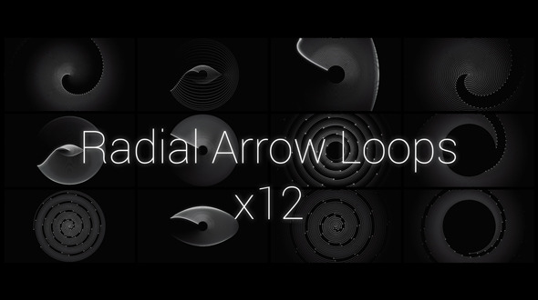Radial Arrow Patterns Package Radial Arrow Patterns Package