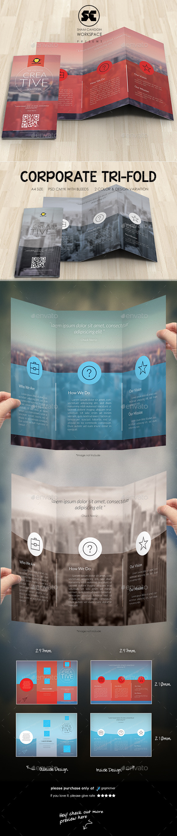Creative Corporate Tri-Fold Creative Corporate Tri-Fold
