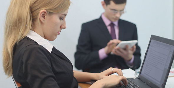 Work in a Business Office Work in a Business Office
