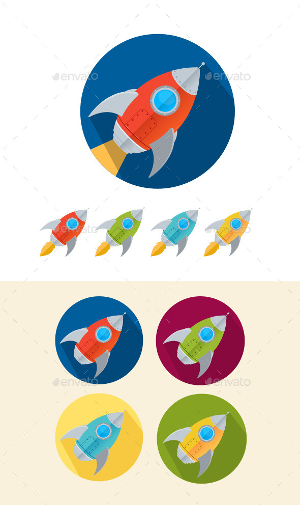 Rocket Icons Set