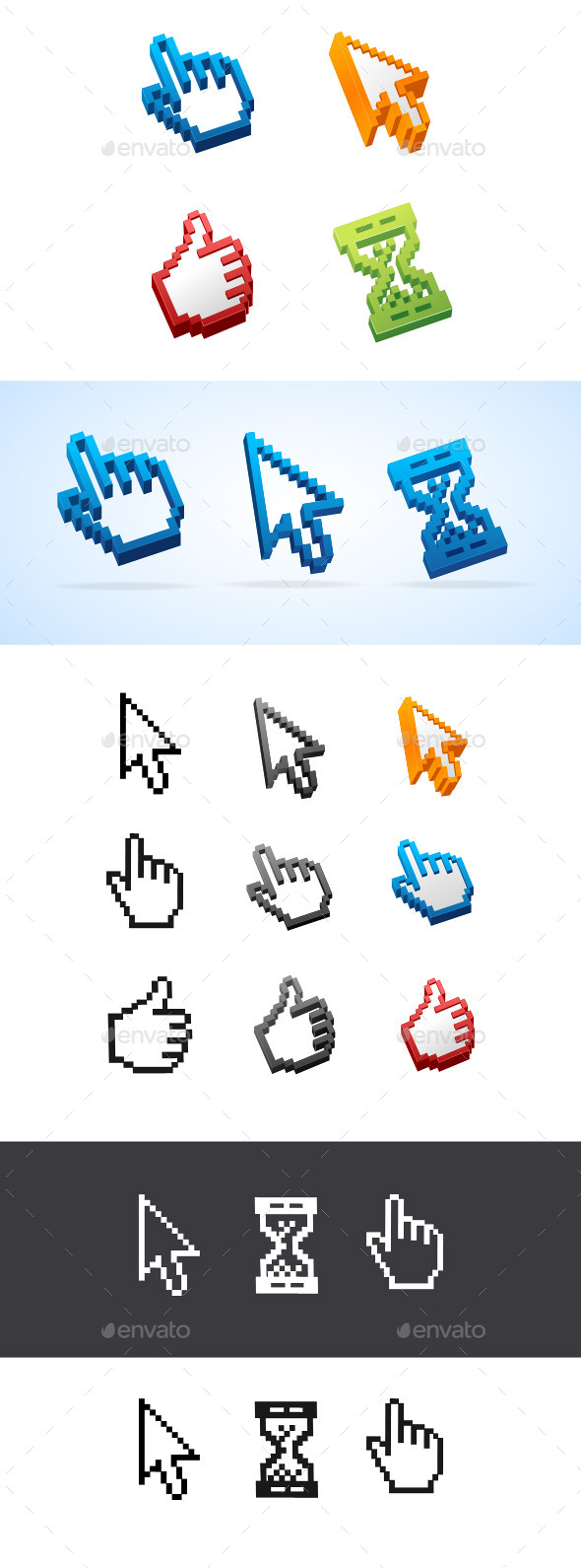 Cursors Set (Web Elements)