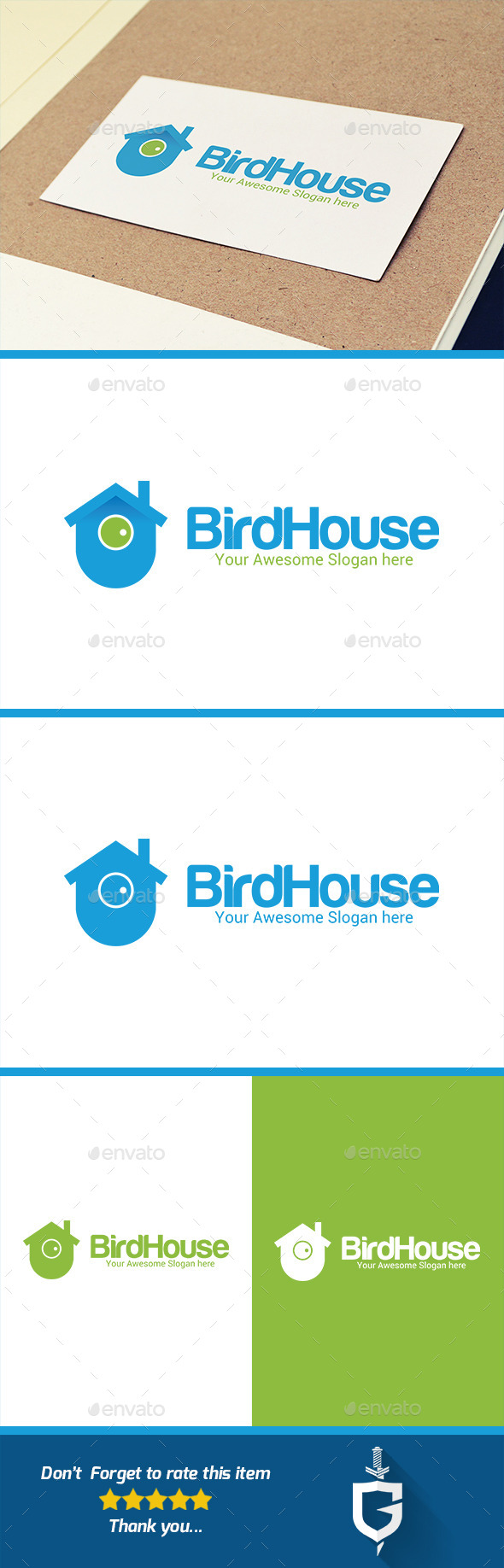 GraphicRiver Bird House Logo Template 10387583 GraphicRiver Bird House Logo Template 10387583