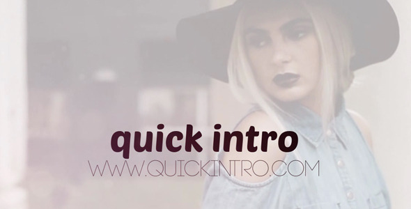 Quick Intro Quick Intro