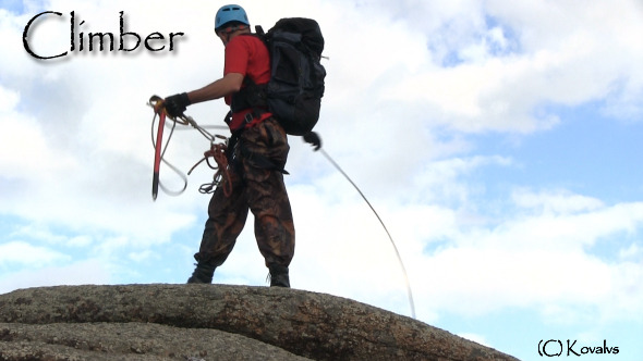 Climber On The Cliff Climber On The Cliff