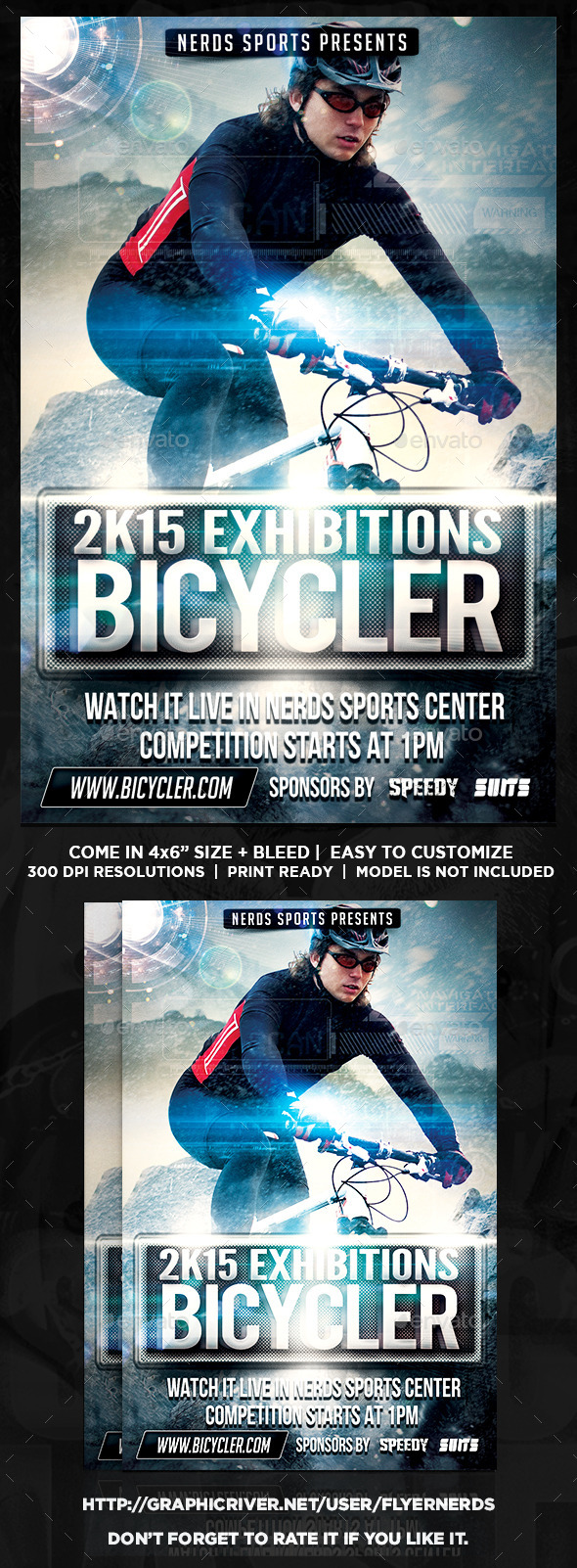 GraphicRiver Extreme Bike Sports Flyer 10391512 GraphicRiver Extreme Bike Sports Flyer 10391512