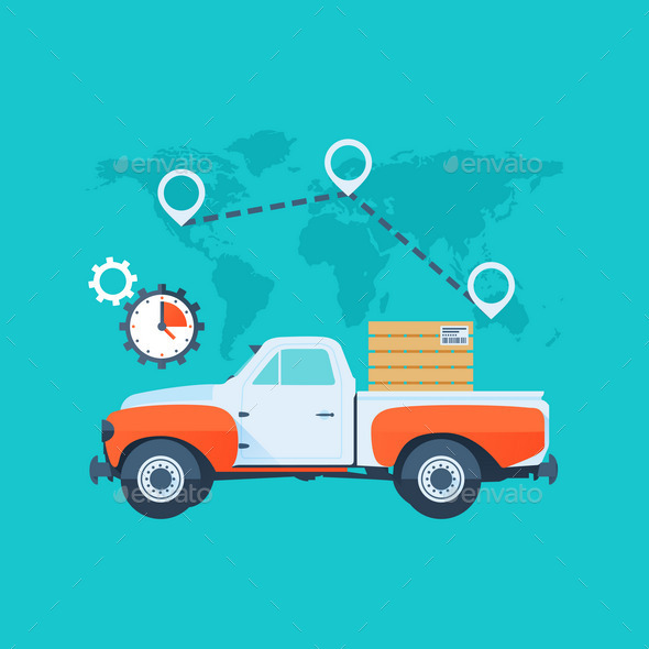 GraphicRiver Delivery Service Concept 10365812 GraphicRiver Delivery Service Concept 10365812