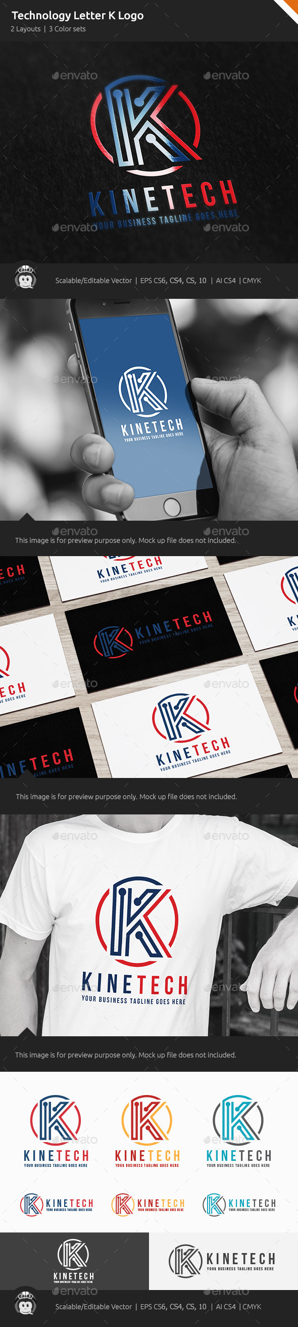 GraphicRiver Kinetic Technology Letter K Logo 10394787 GraphicRiver Kinetic Technology Letter K Logo 10394787