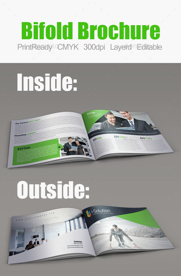 Minimal Bifold Square Brochure (Corporate)