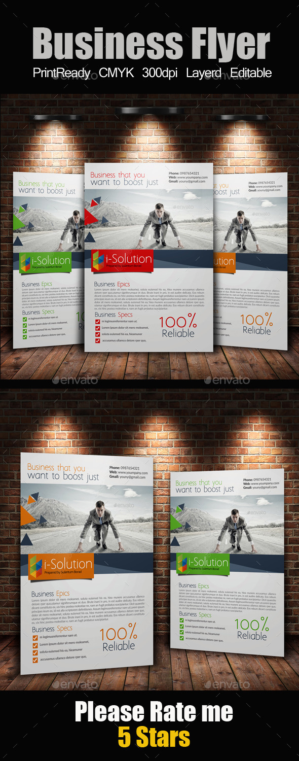 GraphicRiver A4 Business Flyer 10395850 GraphicRiver A4 Business Flyer 10395850