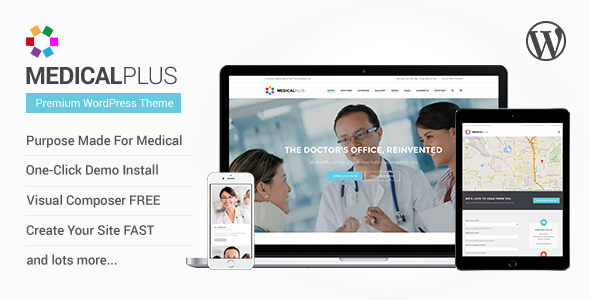 ThemeForest MedicalPlus Health and Medical WordPress Theme 10172673