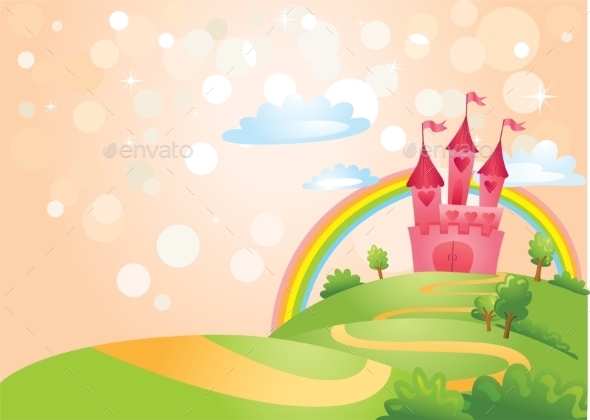 GraphicRiver Fairy Tale Castle 10396525 GraphicRiver Fairy Tale Castle 10396525