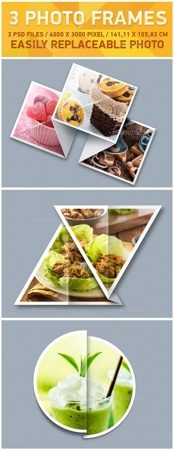 GraphicRiver 3 Photo Frames 10268484 GraphicRiver 3 Photo Frames 10268484