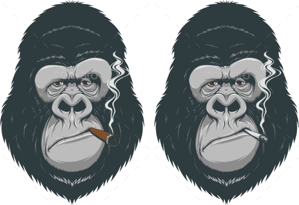 GraphicRiver Monkey with a Cigarette 10397057 GraphicRiver Monkey with a Cigarette 10397057