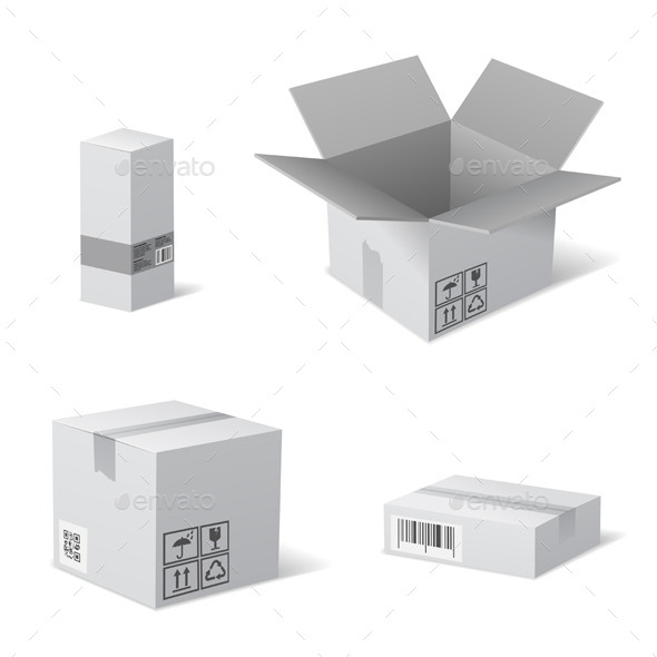 Packaging Boxes (Man-made Objects)