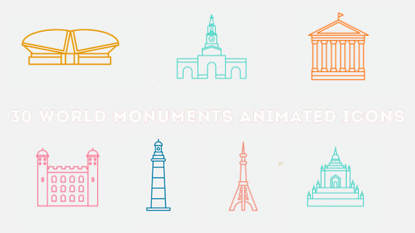 World Monuments Animated Icons Pack 2 World Monuments Animated Icons Pack 2