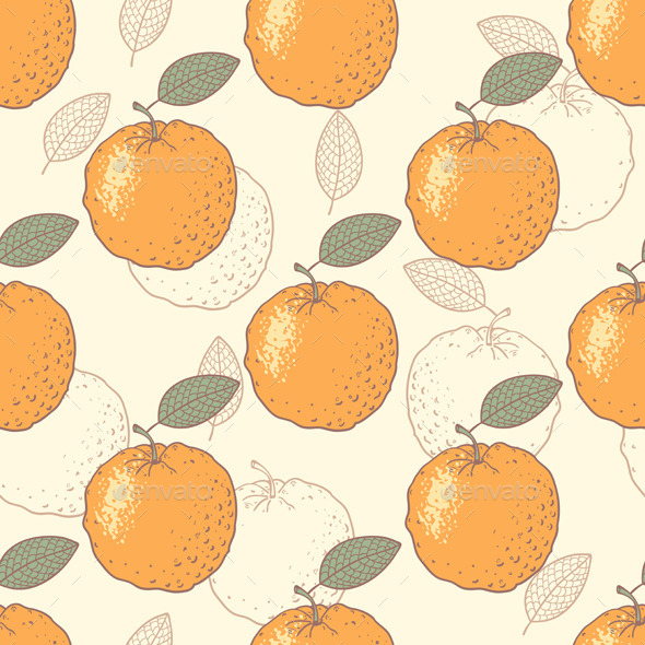 GraphicRiver Oranges Seamless Pattern 10378647 GraphicRiver Oranges Seamless Pattern 10378647