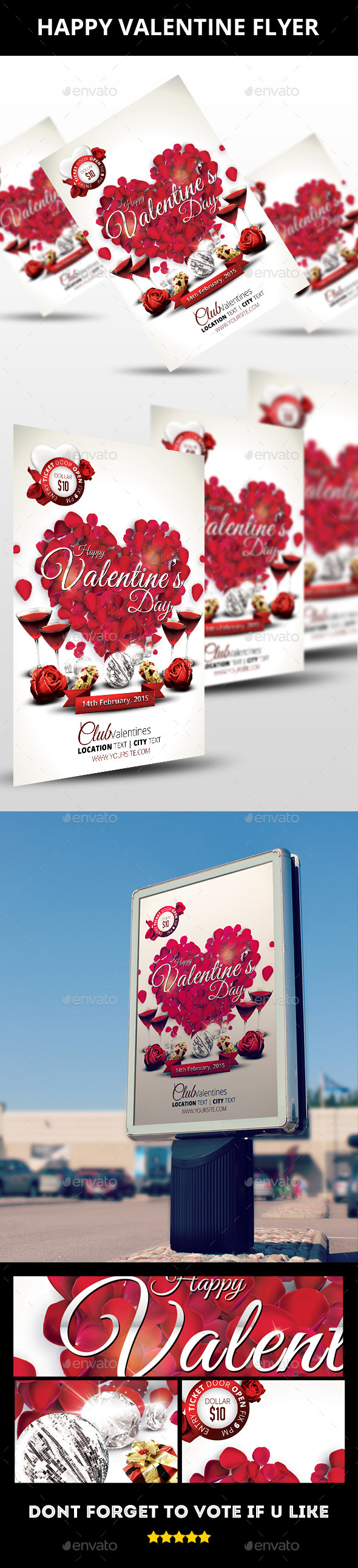 Valentine Day 2015 Flyer Vol23 (Clubs & Parties)