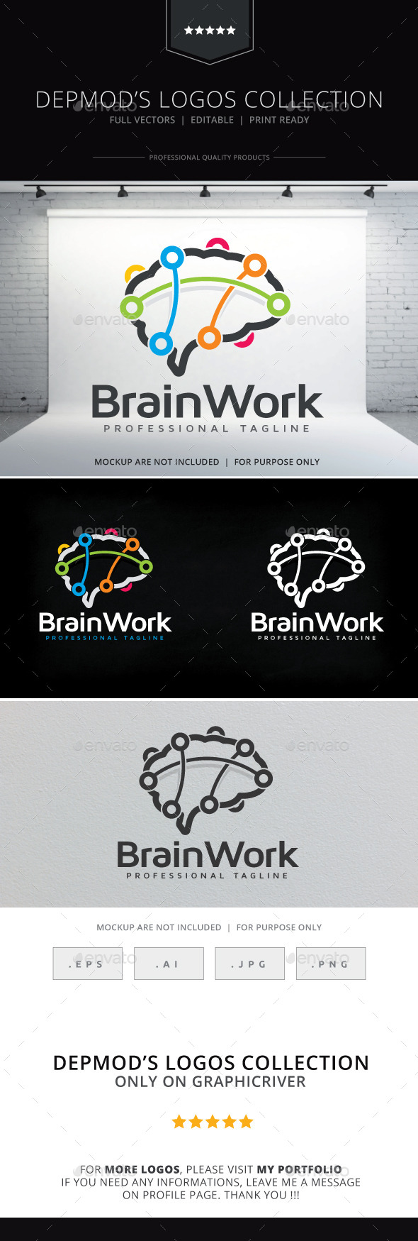 GraphicRiver Brain Work Logo 10398676 GraphicRiver Brain Work Logo 10398676