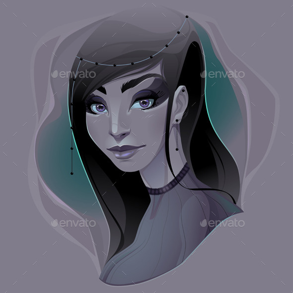 GraphicRiver Portrait of a Lady 10398688 GraphicRiver Portrait of a Lady 10398688