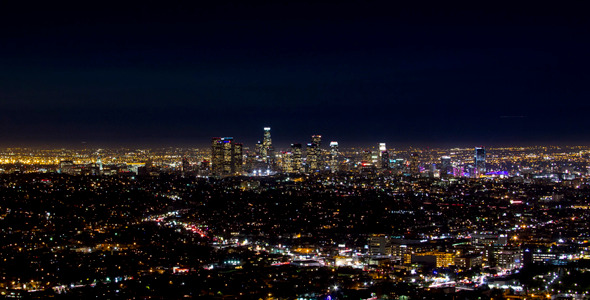 View From Griffith Observatory At Night View From Griffith Observatory At Night