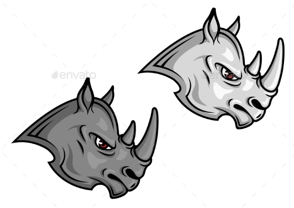 GraphicRiver Cartoon Rhino Mascot 10399897 GraphicRiver Cartoon Rhino Mascot 10399897
