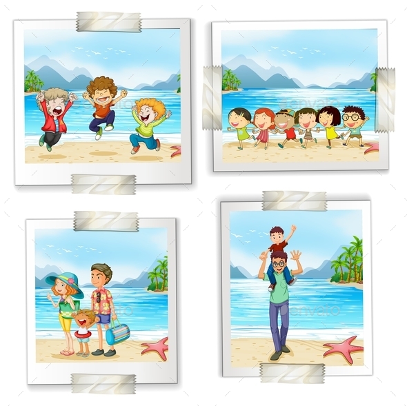 GraphicRiver Pictures at the Beach 10400124 GraphicRiver Pictures at the Beach 10400124