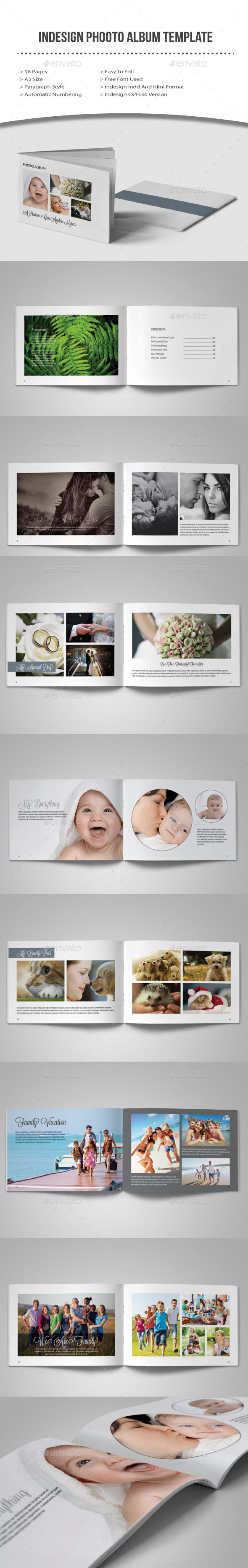 GraphicRiver Indesign Photo Album Template 10400415 GraphicRiver Indesign Photo Album Template 10400415