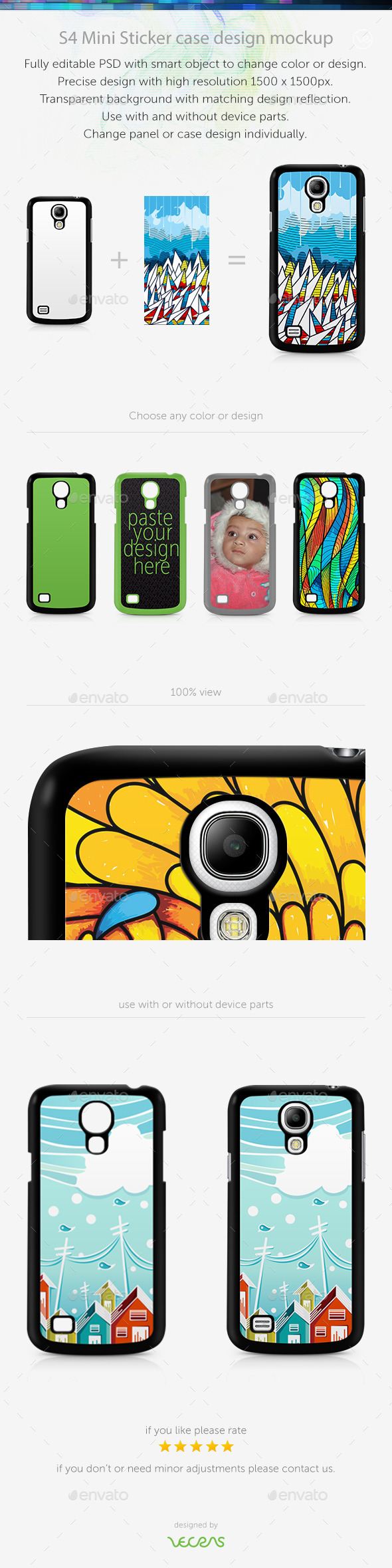 GraphicRiver S4 Mini Sticker Case Design Mockup 10401054 GraphicRiver S4 Mini Sticker Case Design Mockup 10401054