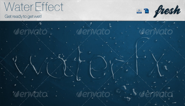 Realistic Water Fx Styles - Text Effects Styles