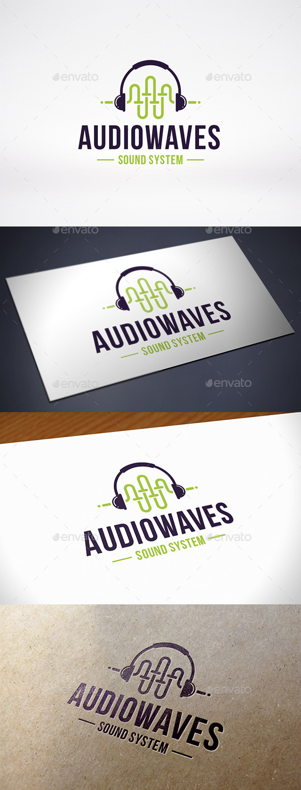 GraphicRiver Sound Wave Headphone Logo Template 10402770 GraphicRiver Sound Wave Headphone Logo Template 10402770