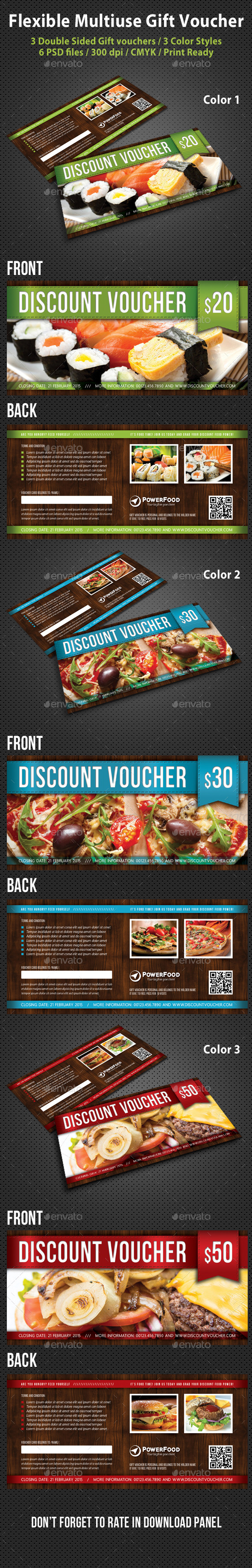 GraphicRiver Flexible Multiuse Gift Voucher V02 10404977 GraphicRiver Flexible Multiuse Gift Voucher V02 10404977