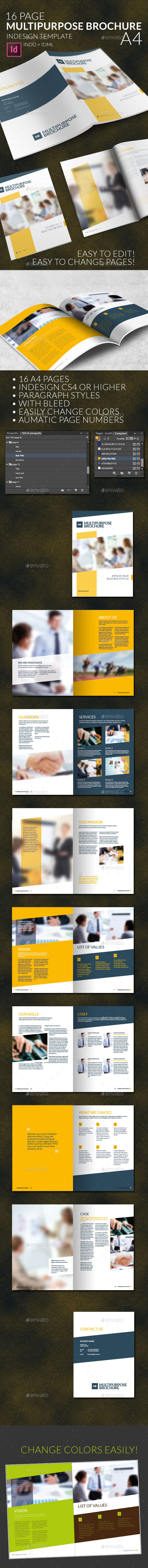 GraphicRiver Multipurpose Business Brochure A4 10405280 GraphicRiver Multipurpose Business Brochure A4 10405280