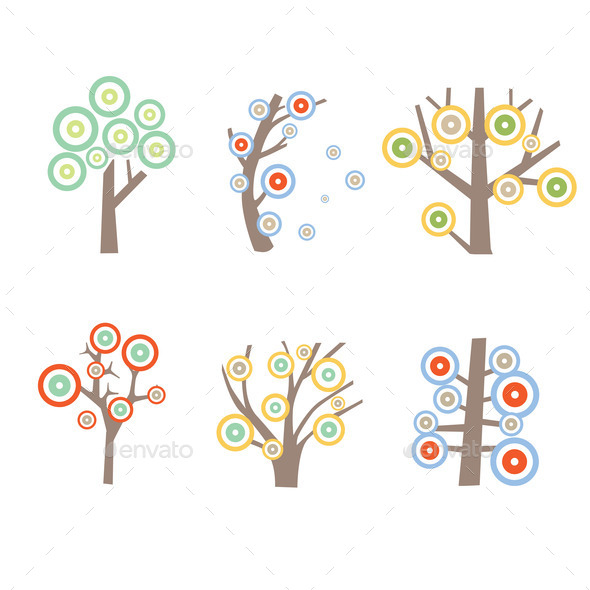 different kind of graphic tree (Misc) Photo Download