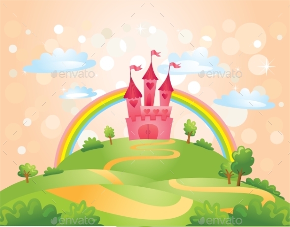 GraphicRiver Fairy Tale Castle 10406429 GraphicRiver Fairy Tale Castle 10406429