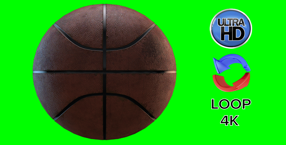 Basketball On A Green Background Basketball On A Green Background