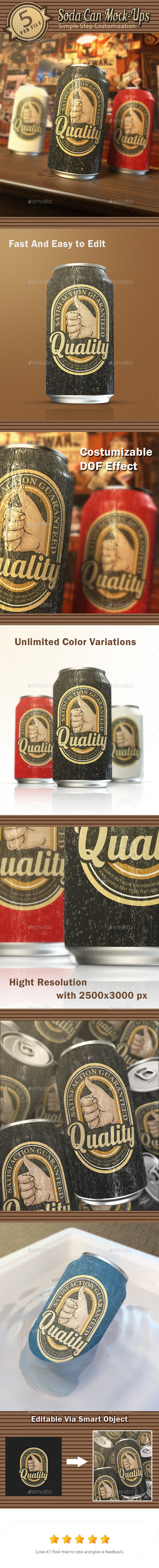 GraphicRiver Soda Can Mock-Ups 10406786 GraphicRiver Soda Can Mock-Ups 10406786