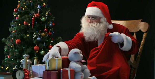 Santa with sack Santa with sack