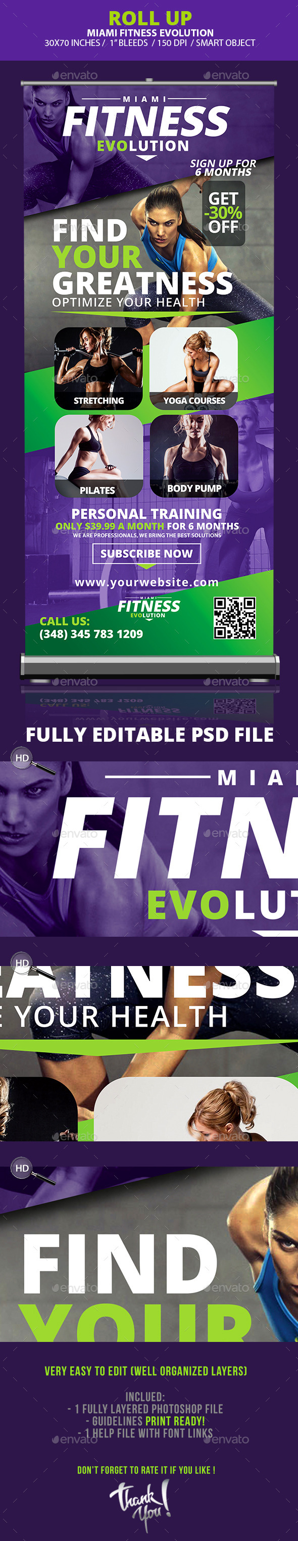 GraphicRiver Fitness Evolution Roll-up Banners 10359541 GraphicRiver Fitness Evolution Roll-up Banners 10359541