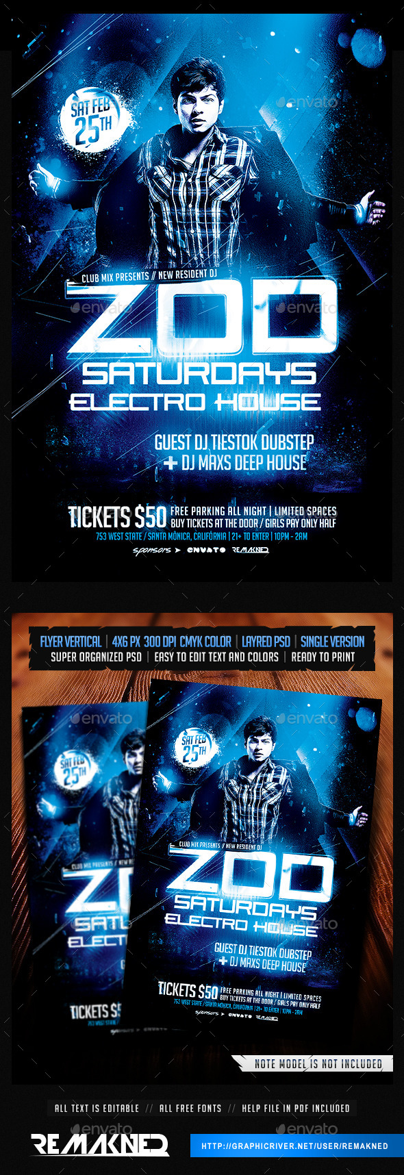 GraphicRiver Club DJ Flyer Template PSD 10410117 GraphicRiver Club DJ Flyer Template PSD 10410117
