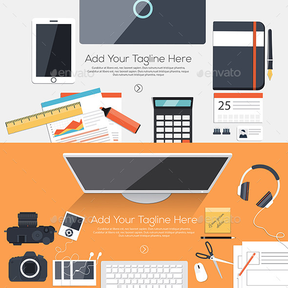 GraphicRiver Flat Designed Banners 10410280 GraphicRiver Flat Designed Banners 10410280