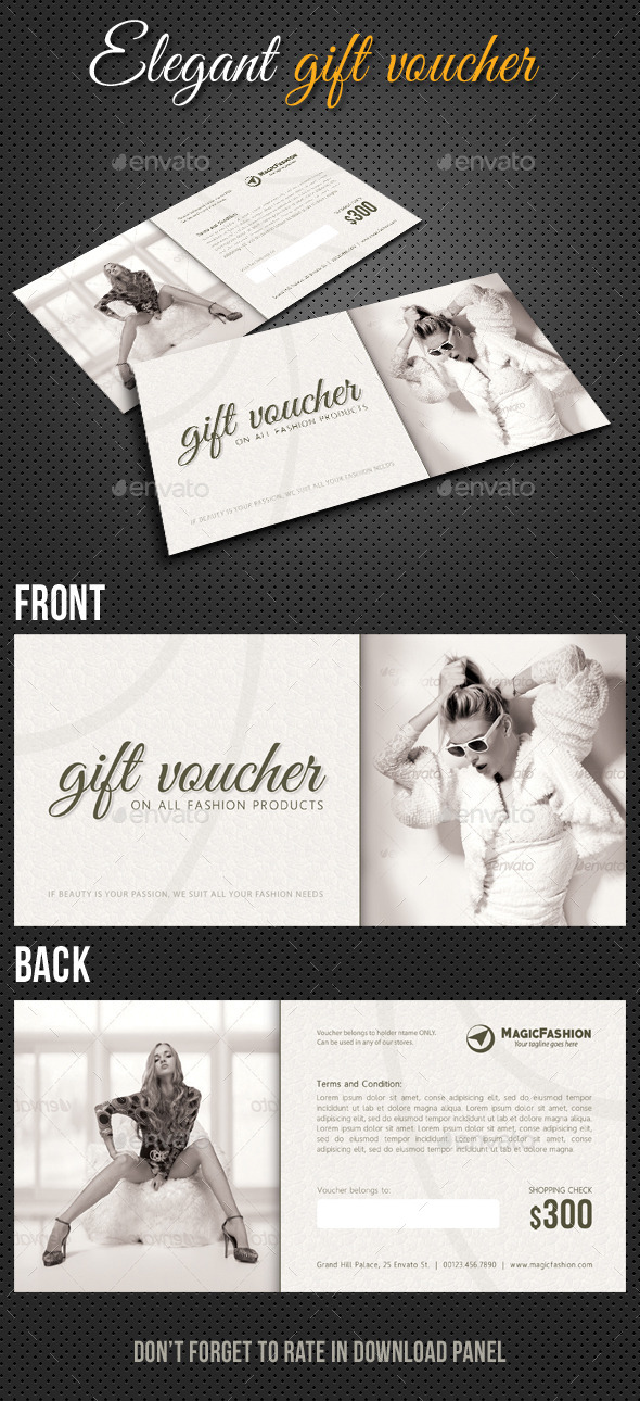 GraphicRiver Elegant Gift Voucher V01 10410966 GraphicRiver Elegant Gift Voucher V01 10410966