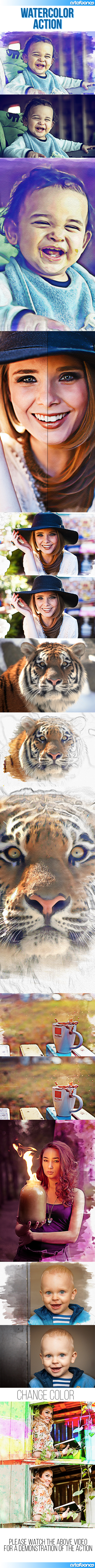 GraphicRiver Watercolor & Pencil Action 10359110 GraphicRiver Watercolor & Pencil Action 10359110