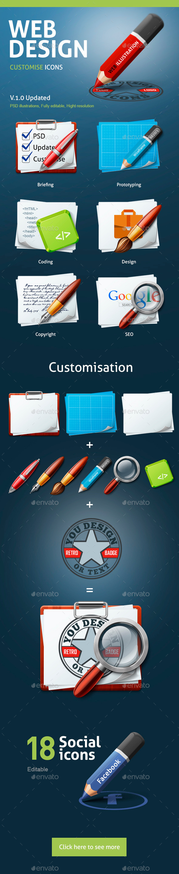 GraphicRiver WEB Design customise icons 10411017 GraphicRiver WEB Design customise icons 10411017