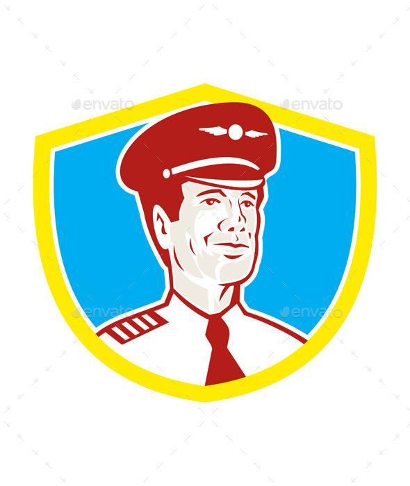 GraphicRiver Aircraft Retro Pilot Aviator Shield 10411594 GraphicRiver Aircraft Retro Pilot Aviator Shield 10411594