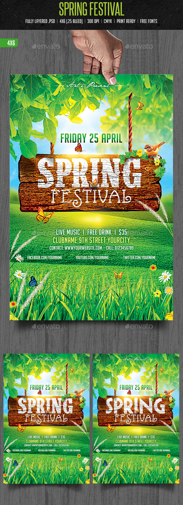 GraphicRiver Spring Festival 10412588 GraphicRiver Spring Festival 10412588